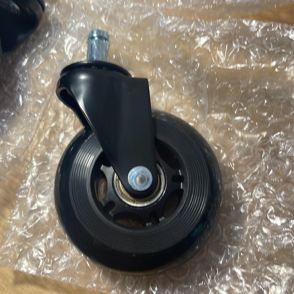 NWT TICONN Office Chair Caster Wheels Set of 5 - Picture 4 of 16